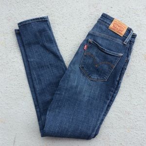 Levi's 721 High-Rise Skinny Jeans Blue Size 27